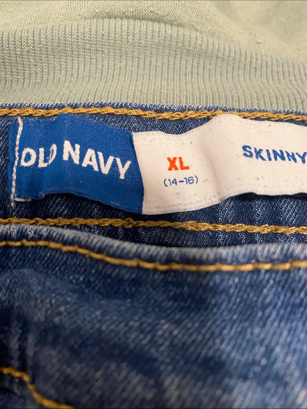 This is a set you get, Old Navy Blue kids Skinny Jeans $ a New York butterfly sw